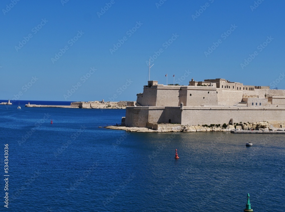 Bucht von Valletta auf Malta