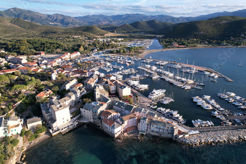 la vieille ville et le port de Saint-Florent - Haute-Corse Méditerranée France