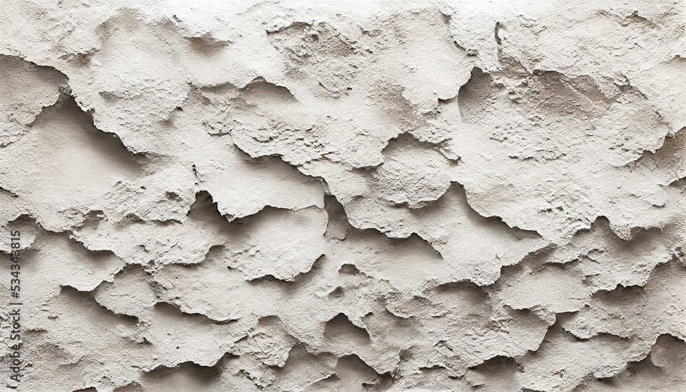 White shabby concrete wall background texture with plaster White shabby concrete wall background texture with plaster