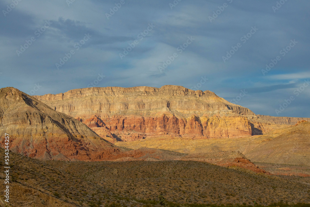 USA, Arizona, Vistas from I-15 Beaver Dam Mountains