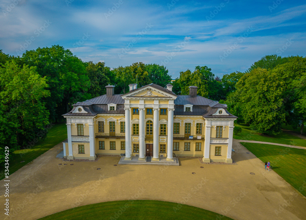 Paezeriai Manor is a former residential manor in Paezeriai village, Vilkaviskis District Municipality, Lithuania. Currently it's Suvalkija (Suduva) Cultural Center