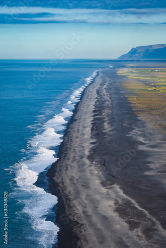 Dyrhólaey Lighthouse and the Black Sand Beach (Vik, Iceland)