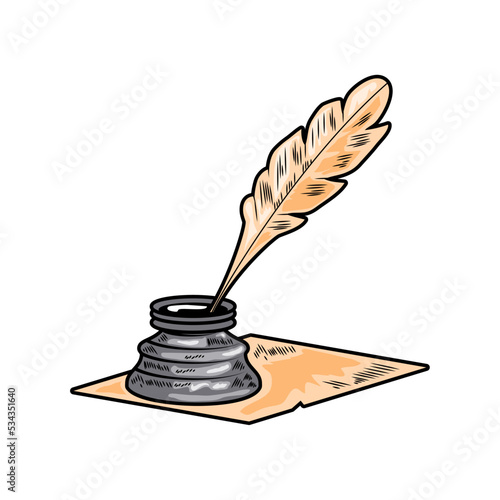 ink and feather