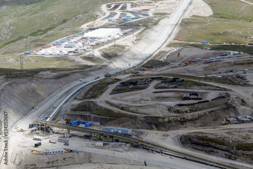 open pit mining in peru.