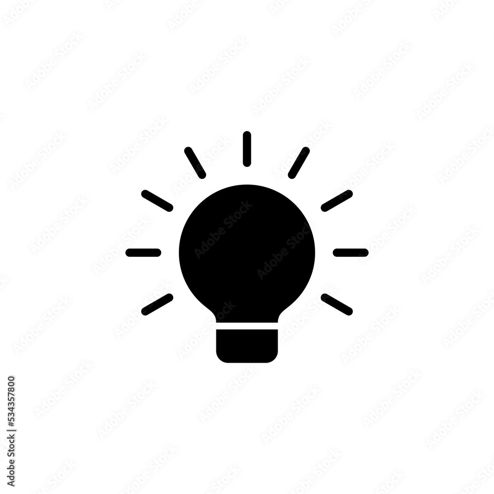 Lamp icon vector for web and mobile app. Light bulb sign and symbol. idea symbol. Lamp icon vector for web and mobile app. Light bulb sign and symbol. idea symbol.