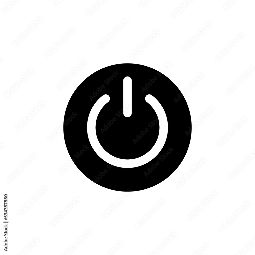 Power icon vector for web and mobile app. Power Switch sign and symbol. Electric power Power icon vector for web and mobile app. Power Switch sign and symbol. Electric power