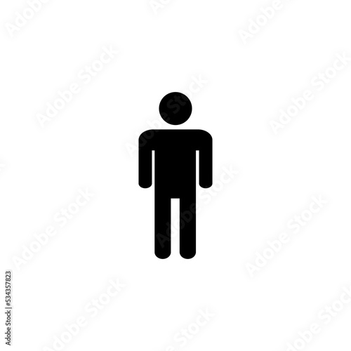 Man icon vector for web and mobile app. male sign and symbol. human symbol