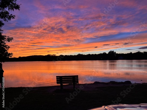 sunset on the lake © Joe
