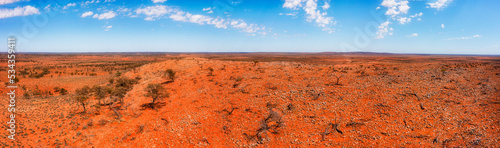 Billede på lærred D Broken hill outback dolo hill pan