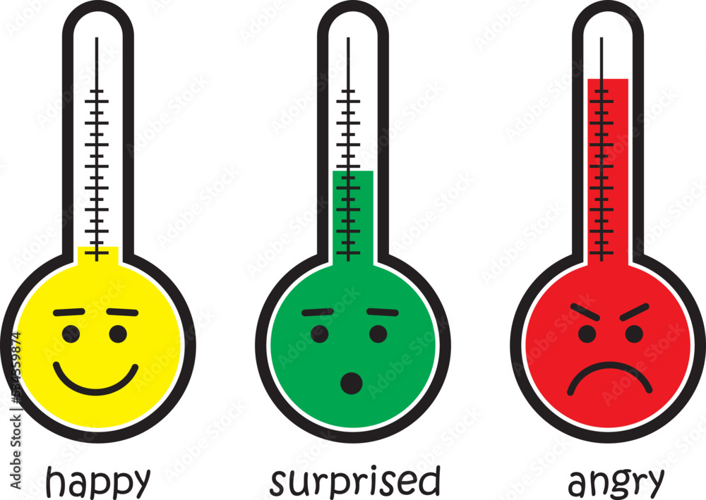 Naklejka premium Thermometer icon , Flat design style, vector illustration