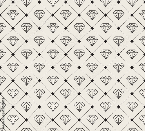 Colorful diamonds background. Geometric seamless 