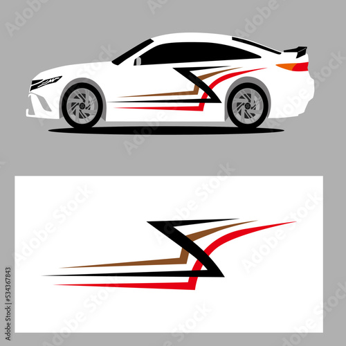 abstract car stripes  art decal. stripes car decal. sticker car decal