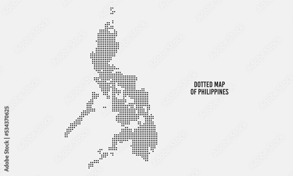 Abstract Dotted Philippines Map