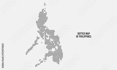 Abstract Dotted Philippines Map