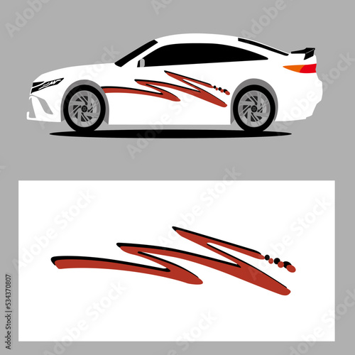 abstract car stripes  art decal. stripes car decal. sticker car decal