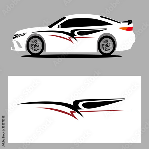 abstract car stripes  art decal. stripes car decal. sticker car decal