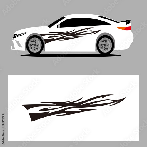 abstract car stripes  art decal. stripes car decal. sticker car decal