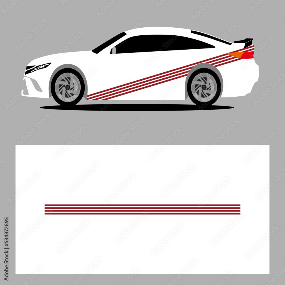 line vector art decal. stripes car decal. sticker car decal line vector art decal. stripes car decal. sticker car decal