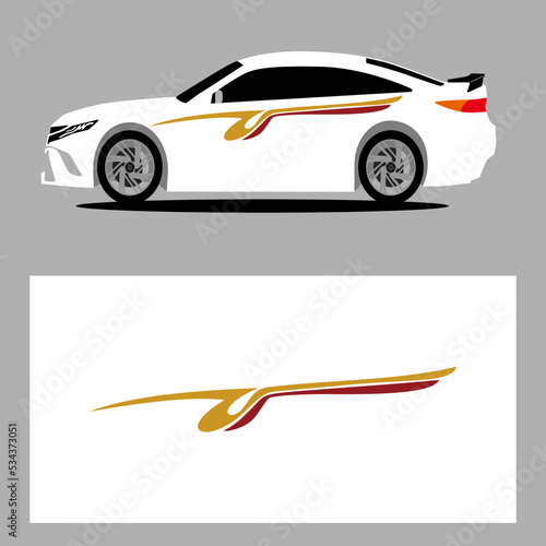 abstract car decal. sticker car decal. car stripes vector art decal. 