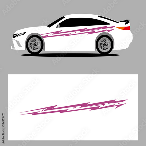 car stripes vector art decal. stripes car decal. sticker car decal