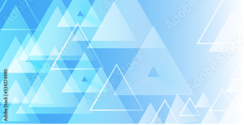 abstract blue background with triangles