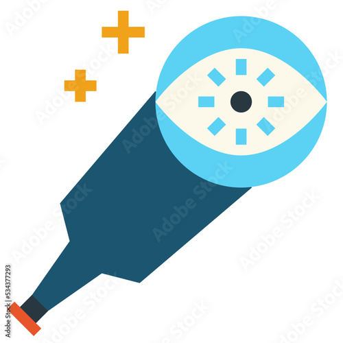 vision modern line style icon