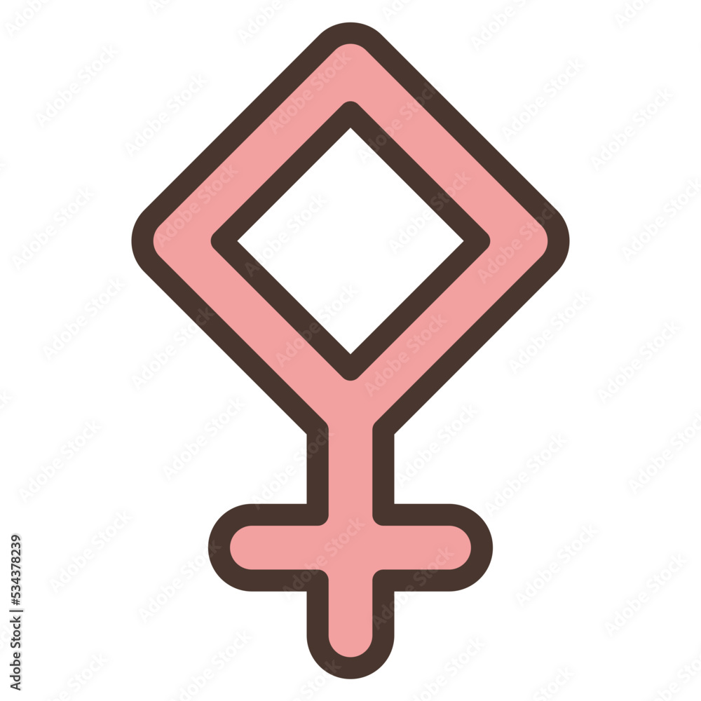 Fototapeta premium pallas modern line style icon