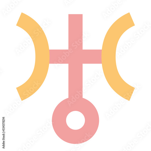 uranus modern line style icon