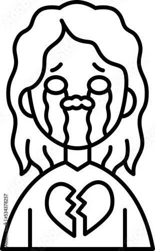 Brokenhearted icon