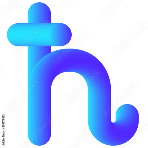 saturn modern line style icon