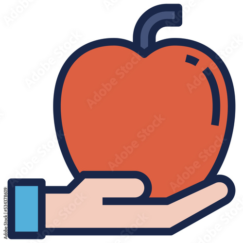 sacrifice modern line style icon