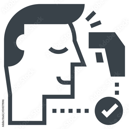 temperature modern line style icon