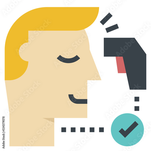 temperature modern line style icon