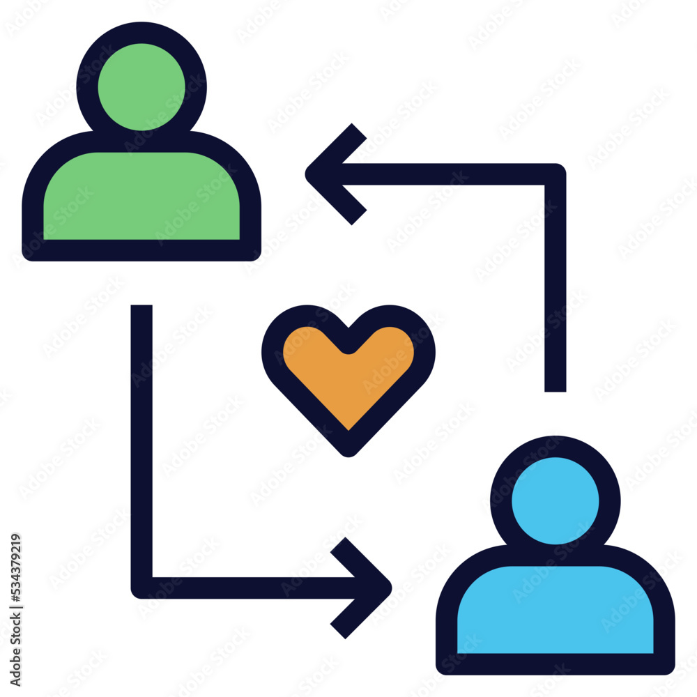relationship modern line style icon relationship modern line style icon