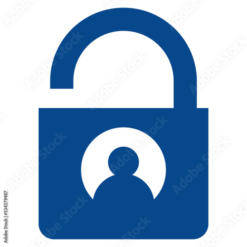 personal modern line style icon