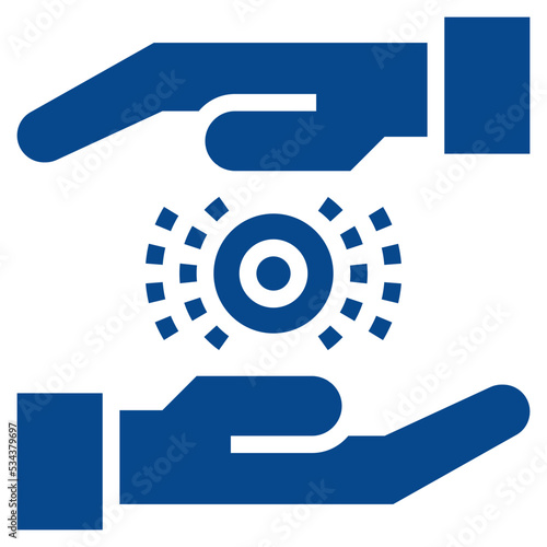 reiki modern line style icon