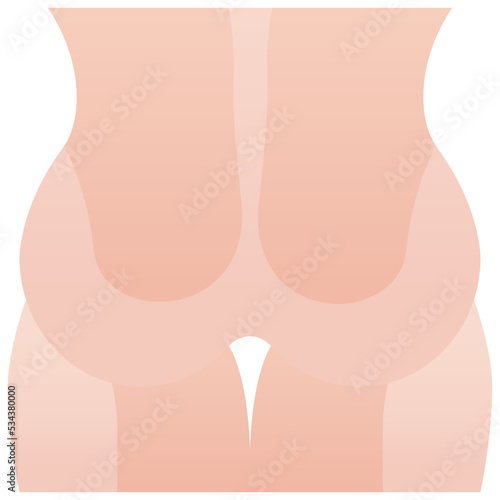 Buttock icon