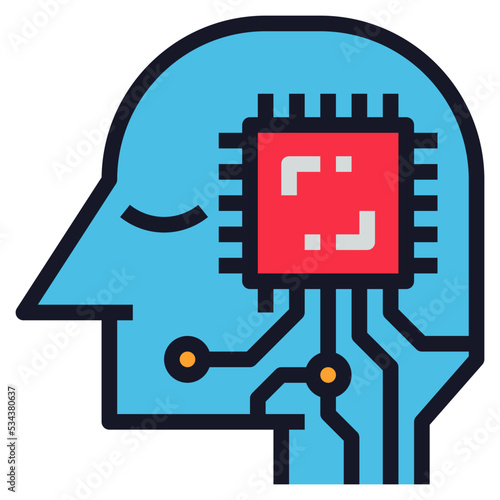 think modern line style icon