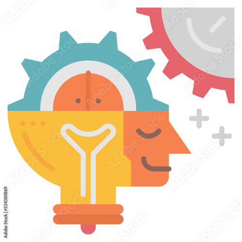 logical modern line style icon