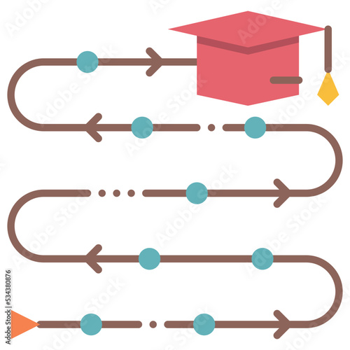 study modern line style icon