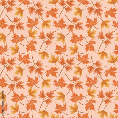  Autumn Mushrooms seamless pattern - Vector illustration 