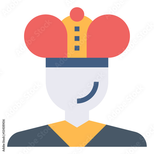 privilege modern line style icon