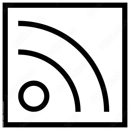 rss modern style icon