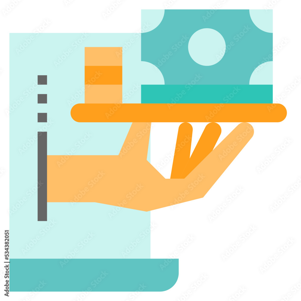 receive modern line style icon receive modern line style icon