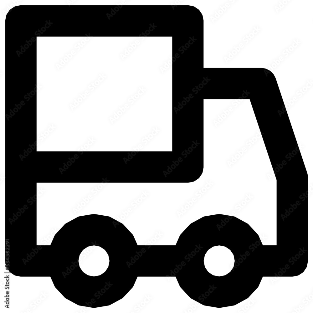 truck modern line style icon truck modern line style icon