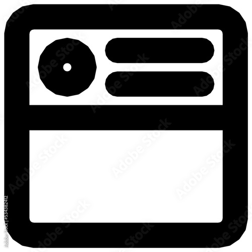 web modern line style icon