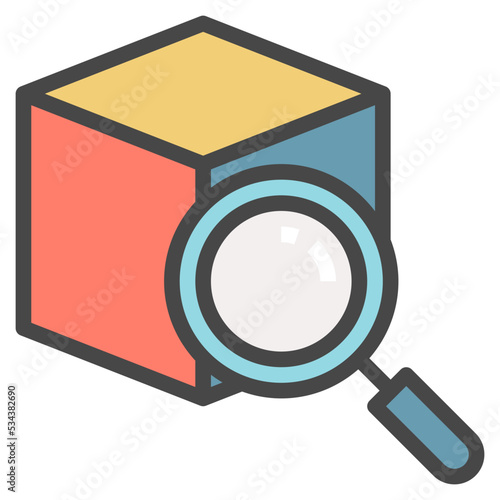 search modern line style icon