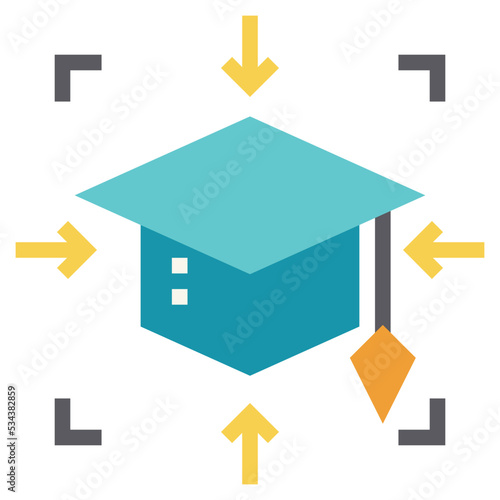 learner modern line style icon