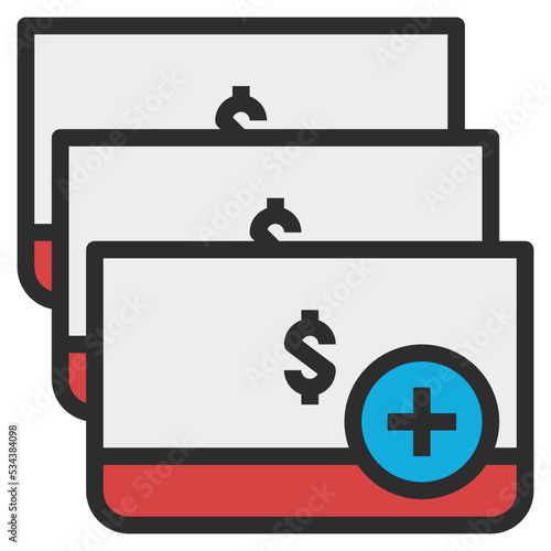 open modern line style icon