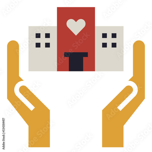 non modern line style icon